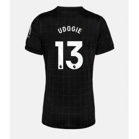 Tottenham Hotspur Destiny Udogie #13 Borta Kläder Dam 2025-26 Kortärmad